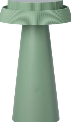 Intratuin Solar-Tischleuchte Pau grün D 14 H 23 cm