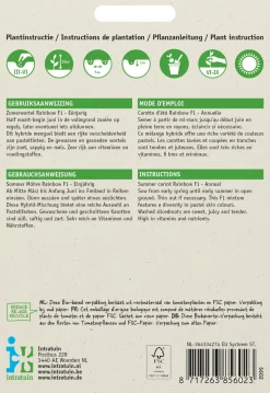 Intratuin Sommer-Möhre 'Regenbogen' (Daucus carota var. Sativus) Samen