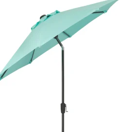 Intratuin Sonnenschirm Trinidad hellblau 80+UV D 250 cm