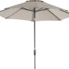 Intratuin Sonnenschirm Trinidad taupe 80+ UV D 300 cm