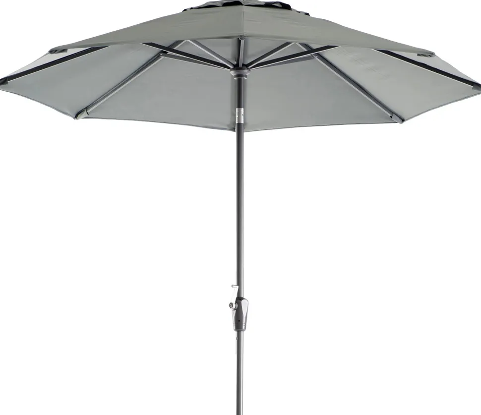 Intratuin Sonnenschirm Trinidad grau 80+ UV D 300 cm