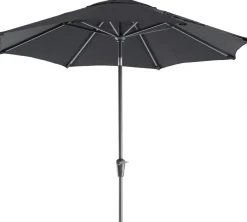 Intratuin Sonnenschirm Trinidad schwarz 80+UV D 250 cm