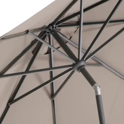 Intratuin Sonnenschirm Trinidad taupe 80+ UV D 250 cm