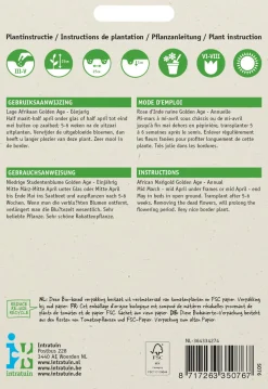 Intratuin Studentenblume gold-orange (Tagetes Golden Age') Blumensamen