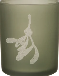 Intratuin Teelichthalter Mat blad grün D 7 H 8 cm