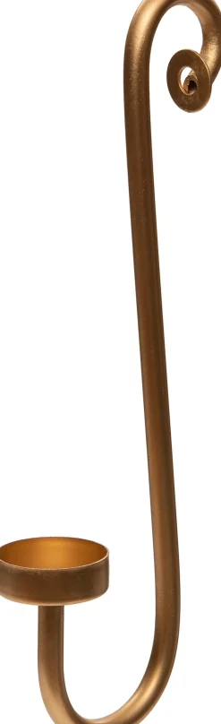 Intratuin Teelichthalter mit Haken Tjeerd gold 30 x 30 x 30 cm