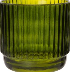 Intratuin Teelichthalter Ties grün D 9 H 8 cm