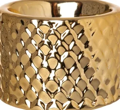 Intratuin Teelichthalter gold 6,5 x 6,5 x 4,7 cm