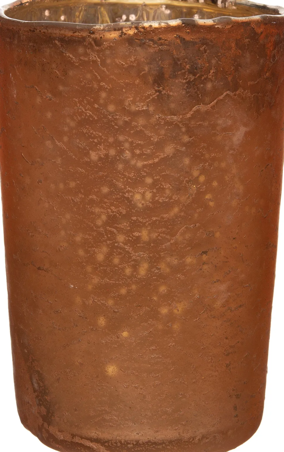 Intratuin Teelichthalter Bo braun D 5,5 cm H 8 cm