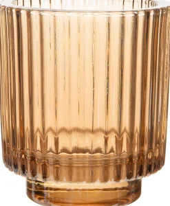 Intratuin Teelichthalter Toby gelb D 9 cm H 10 cm