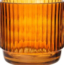 Intratuin Teelichthalter Ties braun D 9 H 8 cm