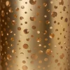 Intratuin Teelichthalter Punkte Abigail gold mit LED D 9 H 16 cm