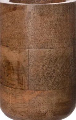 Intratuin Teelichthalter Ime Holz D 7 H 10 cm