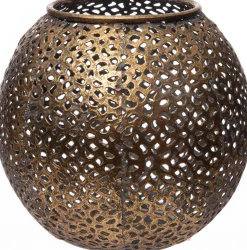 Intratuin Teelichthalter Dana gold D 12 H 11 cm