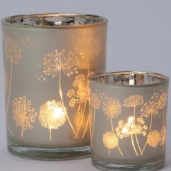 Intratuin Teelichthalter Nels weiß D 7 H 8 cm