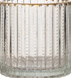 Intratuin Teelichthalter Helder Streifen D 7 H 6,8 cm