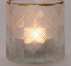 Intratuin Teelichthalter Helder Rauten D 7 H 6,8 cm