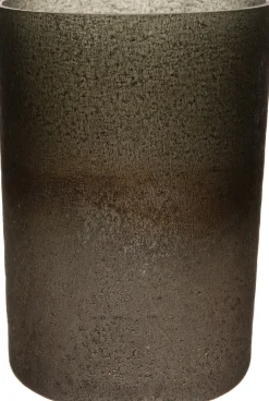 Intratuin Teelichthalter Bo schwarz / grau D 5,5 cm H 8 cm