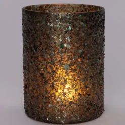 Intratuin Teelichthalter grün D 10 H 13 cm