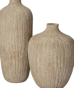 Intratuin Vase Aasa taupe D 14 H 36