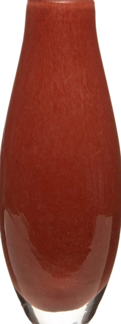 Intratuin Vase Adriana rot D 7 cm H 18 cm