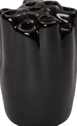 Intratuin Vase Cruz schwarz D 15 H 20 cm