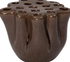 Intratuin Vase Davi braun D 15 H 15 cm