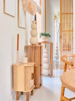 Intratuin Vase Jacky beige D 20 H 76 cm