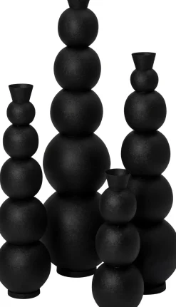 Intratuin Vase Jacky schwarz D 17 H 50 cm