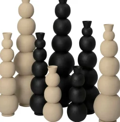 Intratuin Vase Jacky schwarz D 20 H 76 cm