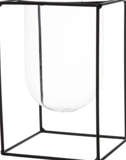 Intratuin Vase Jasmin mit Gestell D 8 H 12 cm