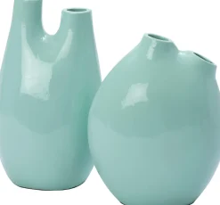 Intratuin Vase Jilly blau 18 x 13 x 23 cm