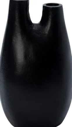 Intratuin Vase Jilly schwarz 14 x 13 x 28 cm