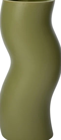 Intratuin Vase Lien grün D 12 H 32 cm