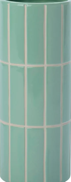 Intratuin Vase Menno grün D 10,5 H 23 cm