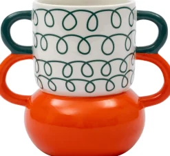 Intratuin Vase Mijs multi 17,8 x 12,3 x 15,5 cm