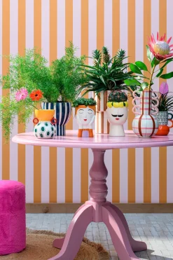 Intratuin Vase Mijs multi 17,8 x 12,3 x 15,5 cm