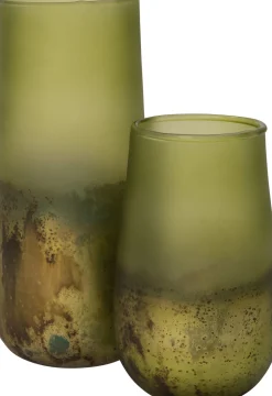 Intratuin Vase Pom grün D 10 H 22 cm