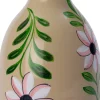 Intratuin Vase Shain beige/grün D 14 H 38 cm