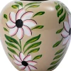 Intratuin Vase Shain beige/grün D 25 H 25 cm