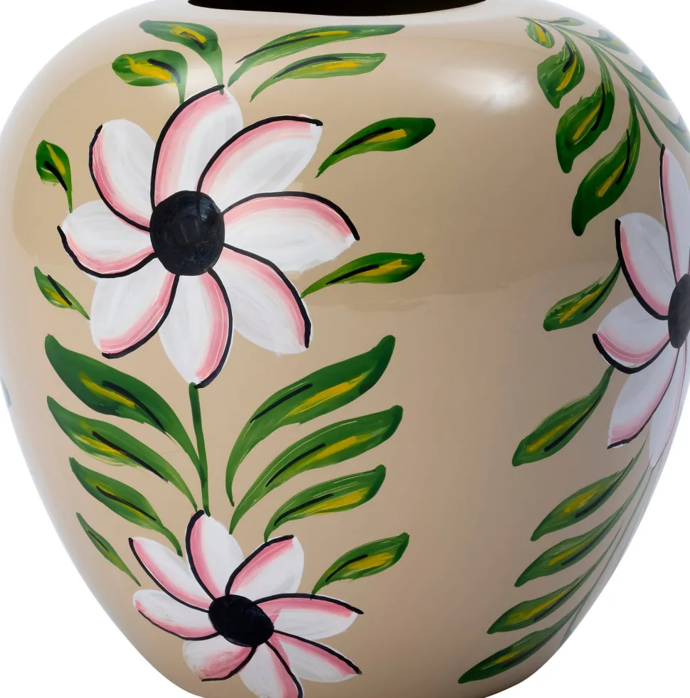 Intratuin Vase Shain beige/grün D 25 H 25 cm