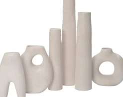 Intratuin Vase Umeo weiß D 10 H 40 cm