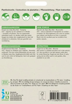 Intratuin Vergissmeinnicht (Myosotis alpestris 'Blue ball') Blumensamen