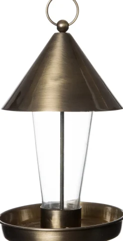 Intratuin Vogelfutterhaus kupfer D 16 H 26 cm