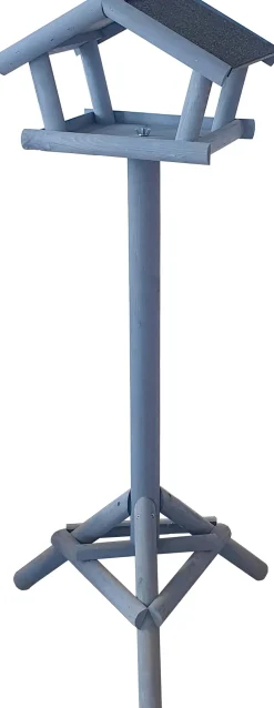 Intratuin Vogelfutterhaus grau 40 x 30 x 130 cm