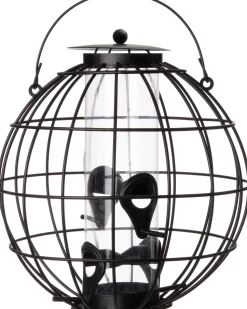 Intratuin Vogelfutterspender schwarz D 21 cm H 24 cm