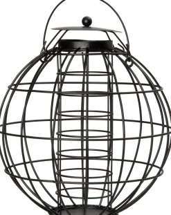 Intratuin Vogelfutterspender schwarz D 21 H 24 cm