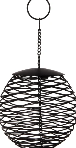 Intratuin Vogelfutterspender schwarz D 13 cm