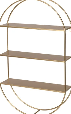 Intratuin Wandregal Forde gold 50 x 13 x 80 cm