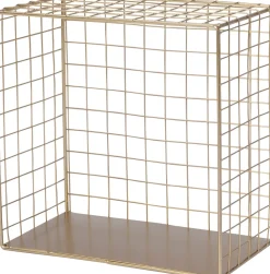 Intratuin Wandregal Vi gold 26 x 14 x 26 cm